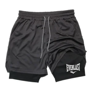 2025 Men's printed breathable fashion training Shorts 2 in 1 quick dry basketball beach fitness jogging casual shorts